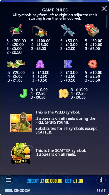 Big Bass Bonanza bet settings and paylines