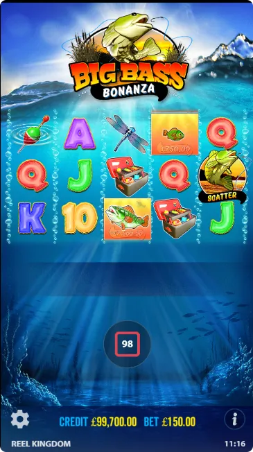 Big Bass Bonanza multipliers during free spins