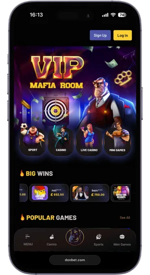 Opening partner casino site for Big Bass Bonanza iOS in Safari on iPhone